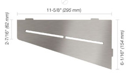 Schluter Shelf-E Quadrilateral Pure Stainless Steel SES3 D7 EB